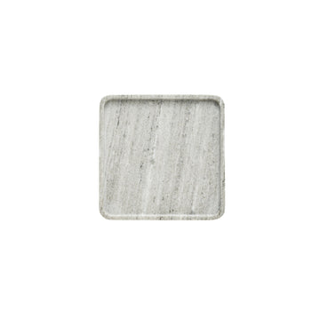 Elina fad 25x25 cm. mørk sand marmor LENE BJERRE