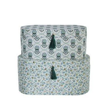 Ellen 2 stk. æske sæt hvid og LENE BJERRE