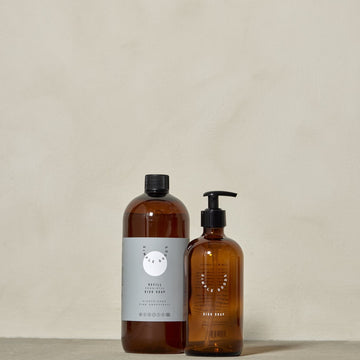 Glasflaske til Opvaskemiddel Glass 500 ml SIMPLE GOODS