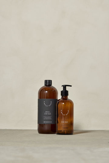 Glasflaske til Opvaskemiddel Glass 500 ml SIMPLE GOODS