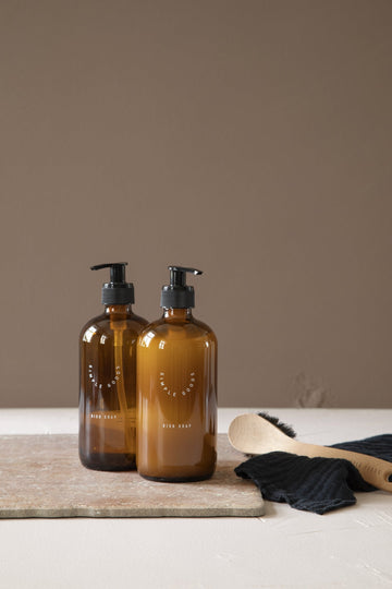 Glasflaske til Opvaskemiddel Glass 500 ml SIMPLE GOODS