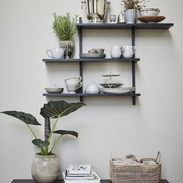 Ellie hylde L100*H70*W20  sort egetræ LENE BJERRE