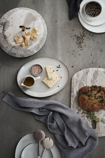 Amera middagstallerken 29x22,5 cm. beige LENE BJERRE