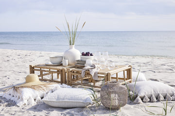 Harper lanterne 30x30 cm. Naturflet LENE BJERRE