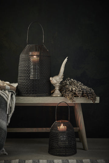 Hazel lanterne H26 cm. sort LENE BJERRE