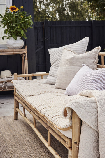 Isabelle plaid sand 170x130 LENE BJERRE