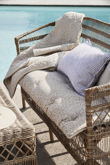 Isabelle plaid sand 170x130 LENE BJERRE