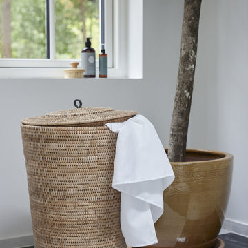 Astalina stage H26,5 cm. grå glas LENE BJERRE