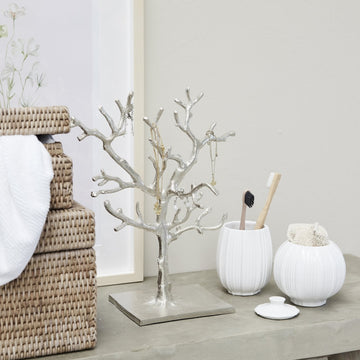 Lily tandkrus hvid keramik H10,6 cm LENE BJERRE