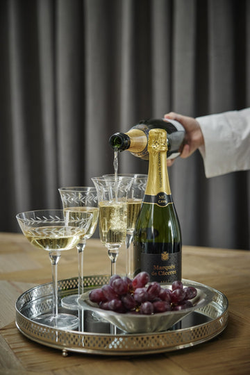 Dauphine champagneglas 18 cl. transparent LENE BJERRE