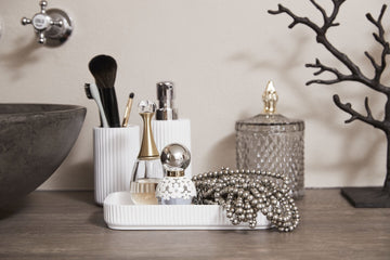 Marlia vase hvid keramik H31 cm LENE BJERRE