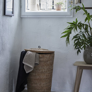 Strissie gulvtæppe 90x60 cm. grå Lene Bjerre Design DK