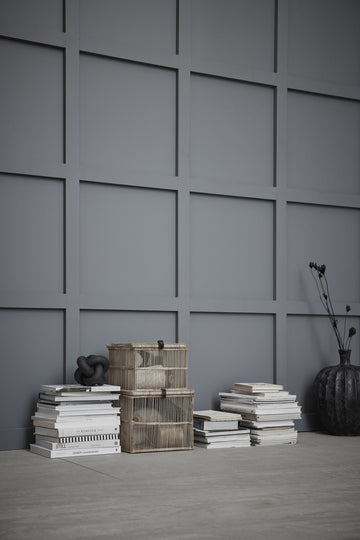 Strissie gulvtæppe 150x80 cm. grå