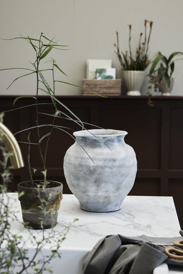 Shenella urtepotteskjuler H18 cm. sand Lene Bjerre Design DK