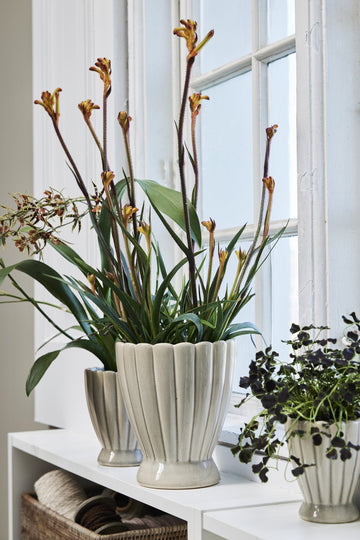 Shenella urtepotteskjuler H18 cm. sand Lene Bjerre Design DK