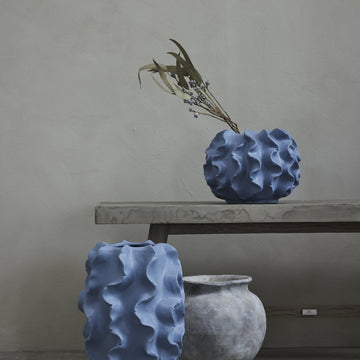 Hilde lanterne sand keramik H25 cm LENE BJERRE