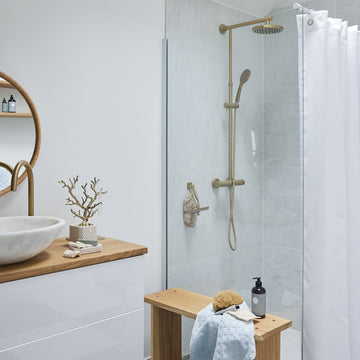 Riselle rundt spejl Ø60 cm. natur LENE BJERRE