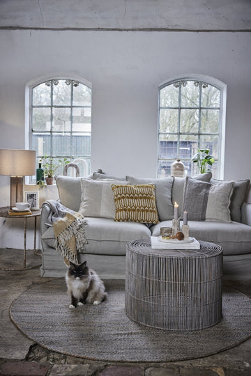 Ruth pudebetræk sand 50x50 LENE BJERRE