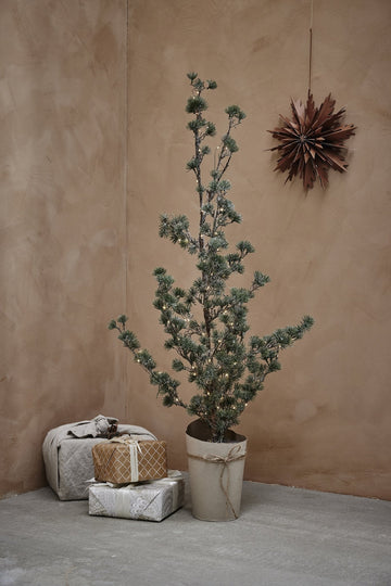 Pinea H115 cm. grøn med LED-lys Lene Bjerre Design DK