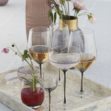 Victorinne likørglas 6 cl. røgfarvet LENE BJERRE