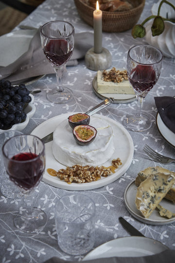 Eloise dug 320x160 cm. råhvid broderi Lene Bjerre Design DK