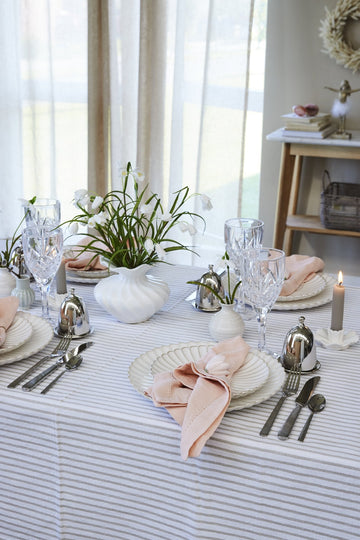 Angela mundserviet lys rosa 45x45 LENE BJERRE