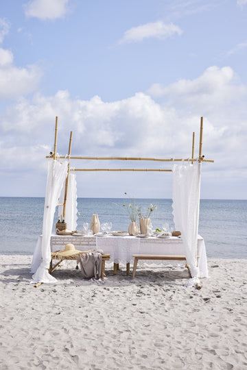 Valona vase i stentøj30x27 cm. sand LENE BJERRE