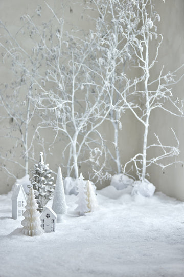 Seholia dekorationshus 28 cm hvid Lene Bjerre Design DK