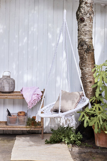 Strissie gulvtæppe 90x60 cm. grå Lene Bjerre Design DK