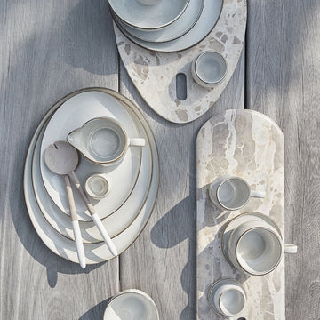 Amera espresso kop 9x9 cm. beige LENE BJERRE