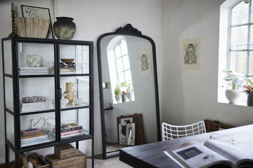 Norah æske m. låg 40x25 cm. Natur LENE BJERRE