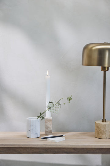 Sofillia bordlampe 53x25 cm. guld marmor LENE BJERRE