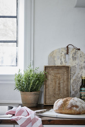 Ellia skærebræt 45X30 sand Marmor LENE BJERRE