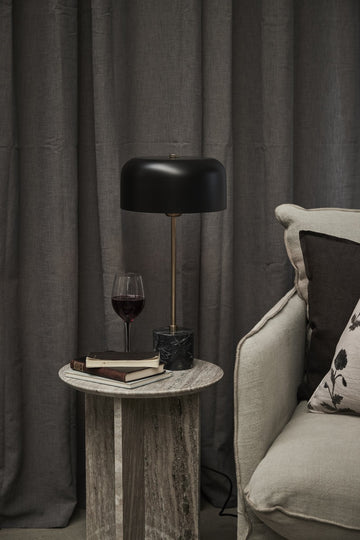 Sofillia bordlampe H53 cm. sort marmor LENE BJERRE