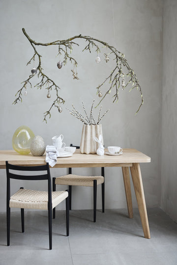 Camille kop/underkop 7 cm råhvid LENE BJERRE