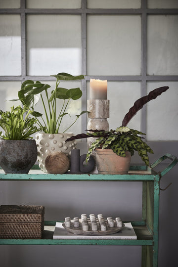 Ellia Marmor lysestage H30 cm. sand Lene Bjerre Design DK