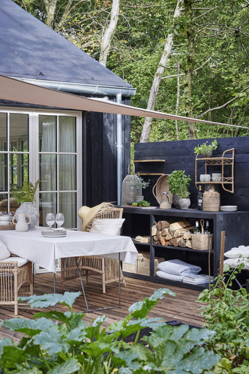 Norah køkkengrejholder 19,5x19,5 cm. natur LENE BJERRE