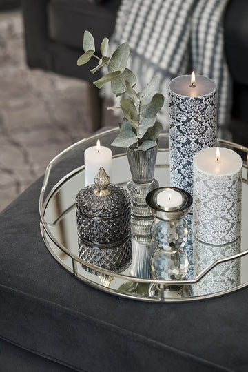 Florilla vægdekoration Ø21,1 cm. lyserød keramik LENE BJERRE