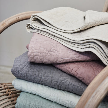 Isabelle plaid grå 170x130 LENE BJERRE