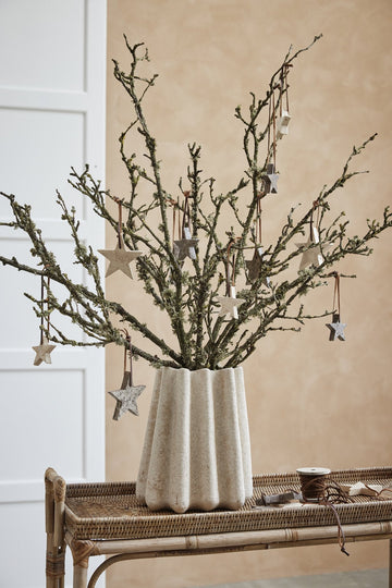 Elina sand marmorstjerne ophæng 6,5 cm LENE BJERRE