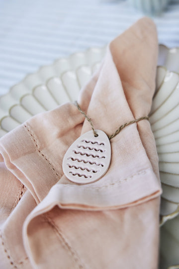 Angela mundserviet lys rosa 45x45 LENE BJERRE