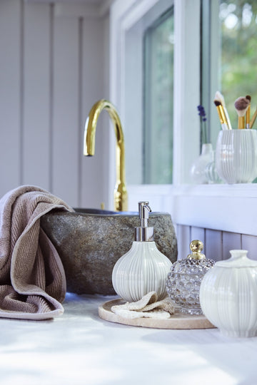 Helene vase hvid keramik H9 cm LENE BJERRE