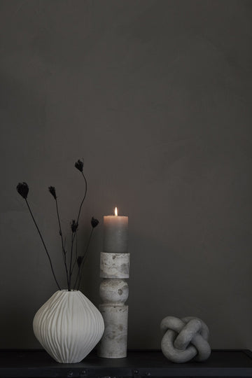 Ellia Marmor lysestage H30 cm. sand Lene Bjerre Design DK