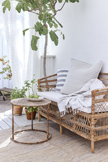 Camille fad 22,5x15,5 cm. råhvid LENE BJERRE