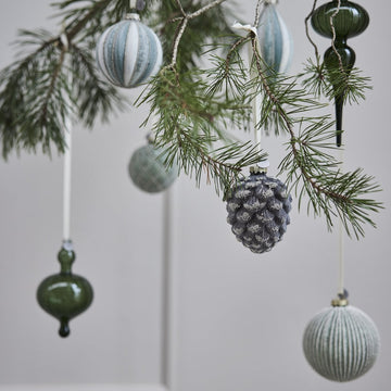 Glosille glasophæng H14,5 cm. grøn Lene Bjerre Design DK