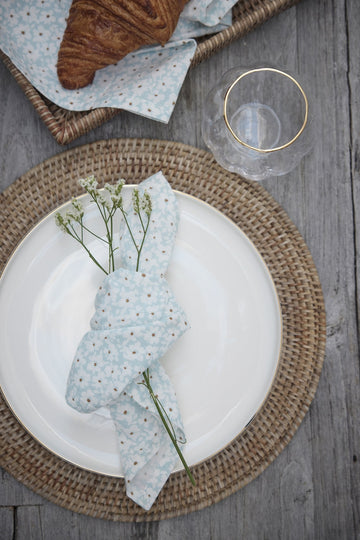 Norah rund flettet dækkeserviet Ø35 cm. Lene Bjerre Design DK