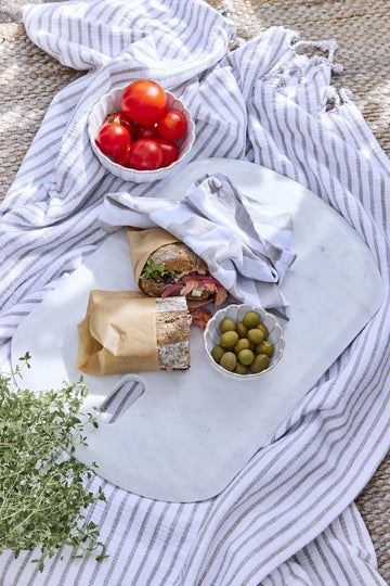 Camille skål 15x15 cm. råhvid LENE BJERRE