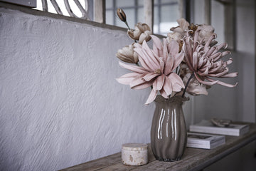 Happia stor dekorationsblomst lyserød D5,5 L87 LENE BJERRE