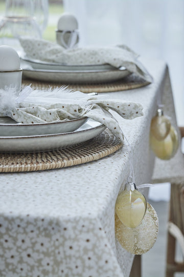 Camille fad 22,5x15,5 cm. råhvid LENE BJERRE