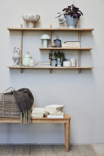 Ellie bænk L120*H45*W30  eg egetræ Lene Bjerre Design DK